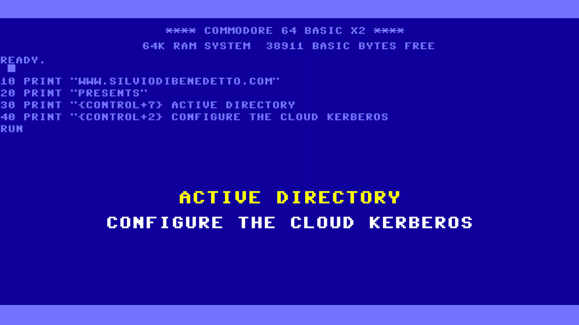 Active Directory: configure the Cloud Kerberos