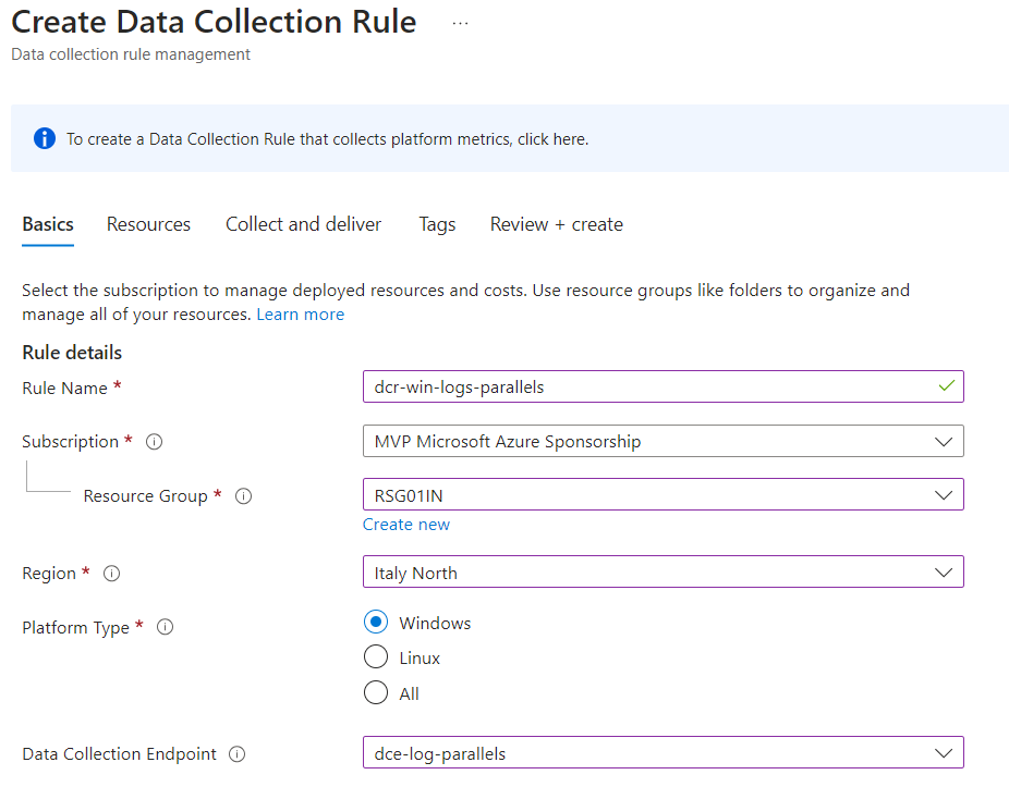 Configuration - arccustomlog step 02