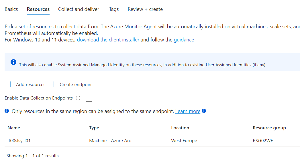 Installation - azurearclinux step 02