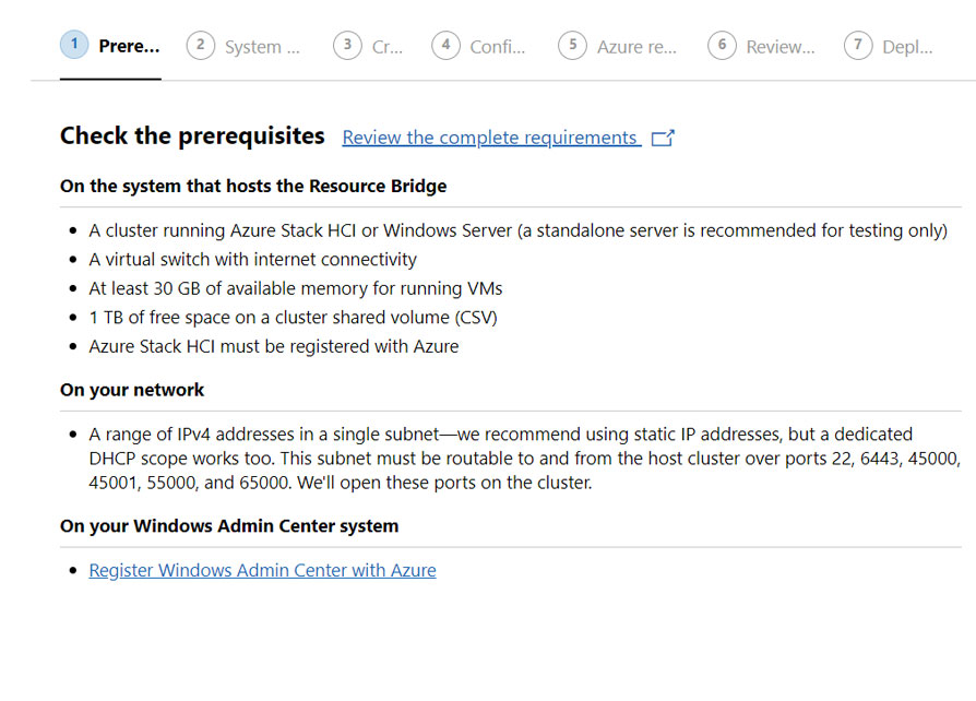 Extend your Azure Stack HCI infrastructure with Resource Bridge - hcirb step 02
