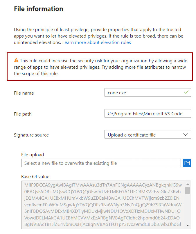 Endpoint Privilege Management - epm step 05