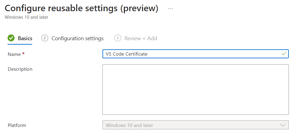 Reusable Settings - epm step 11