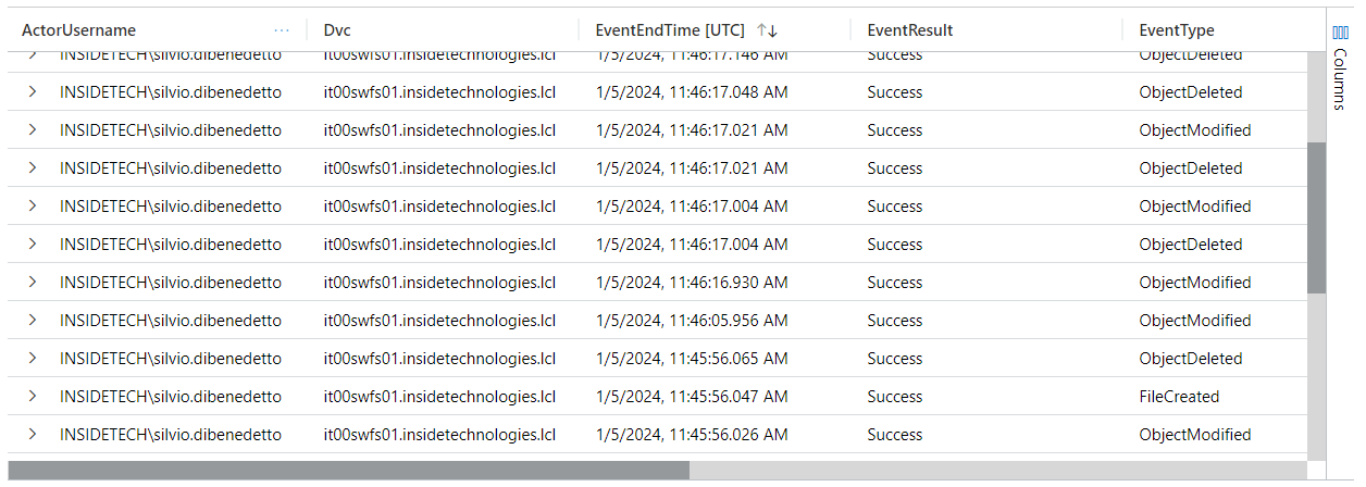 Analyses - azurearcfs step 01