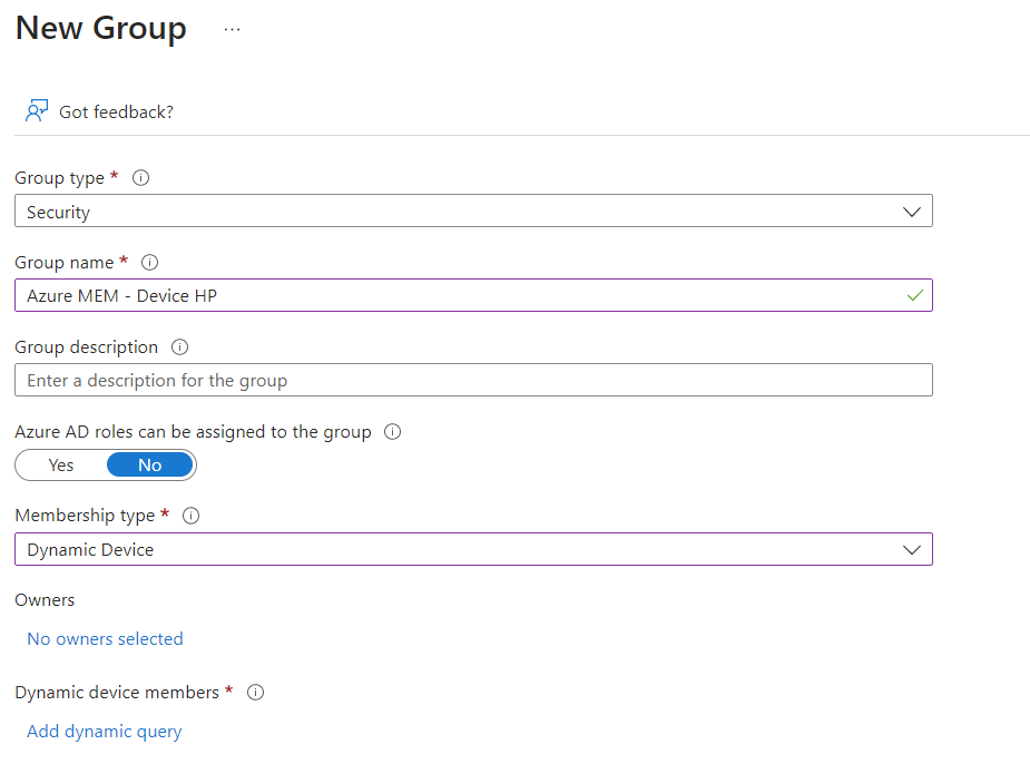 Microsoft Intune: configure HP Connect to centralize BIOS management - intune step 06
