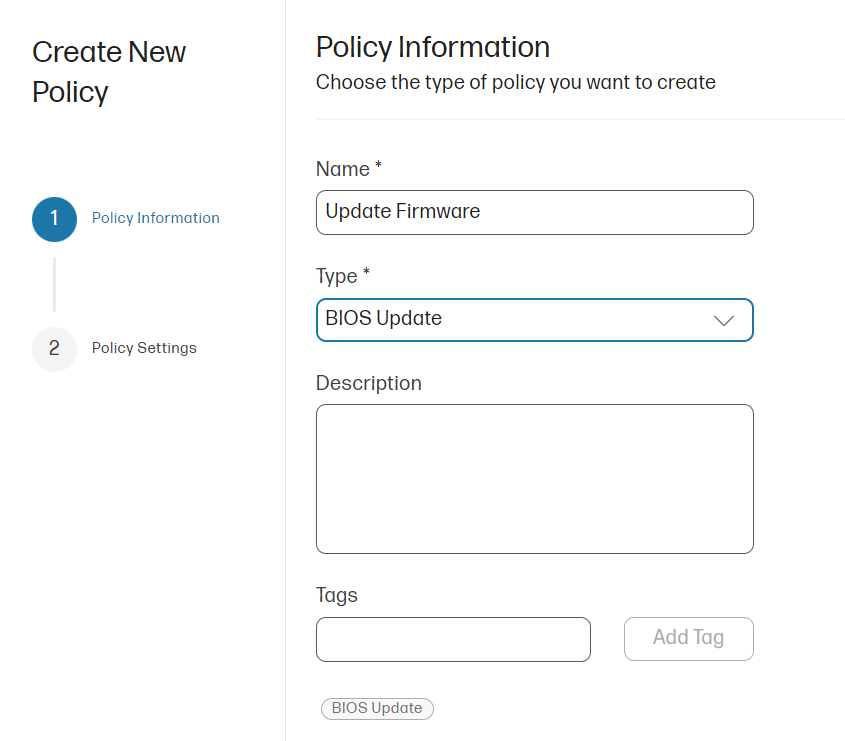 Microsoft Intune: configure HP Connect to centralize BIOS management - intune step 08