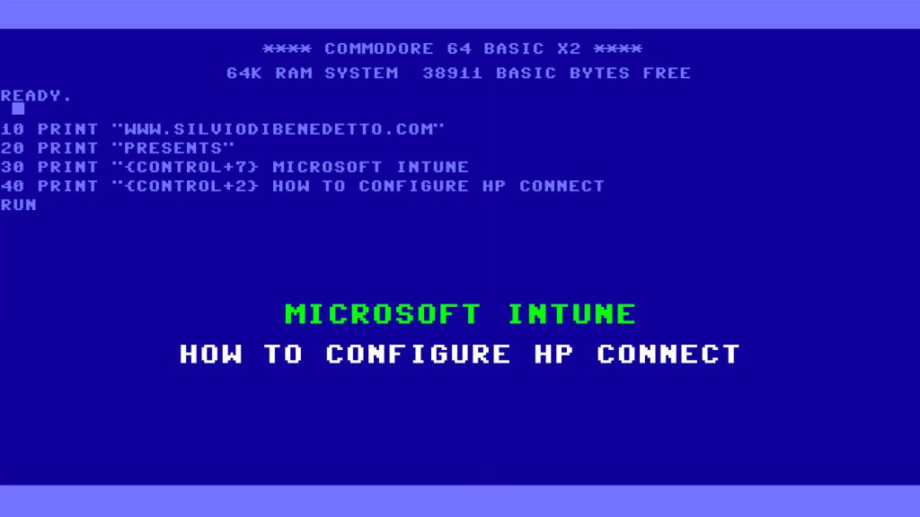 Microsoft Intune: configure HP Connect to centralize BIOS management