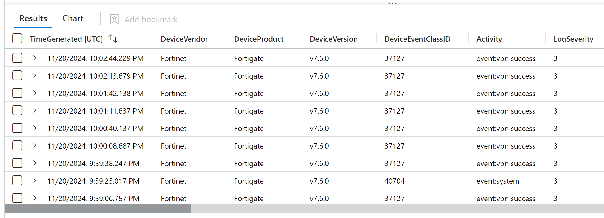 Integration with Microsoft Sentinel - fortigatelog step 05