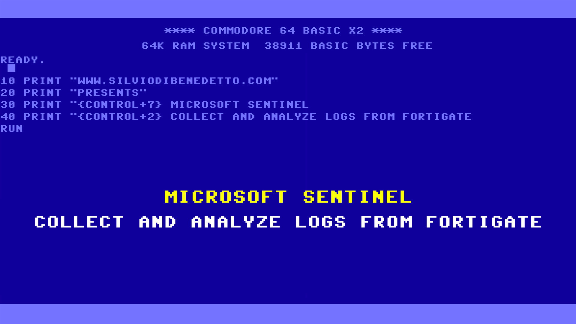Microsoft Sentinel: collect and analyze logs from FortiGate