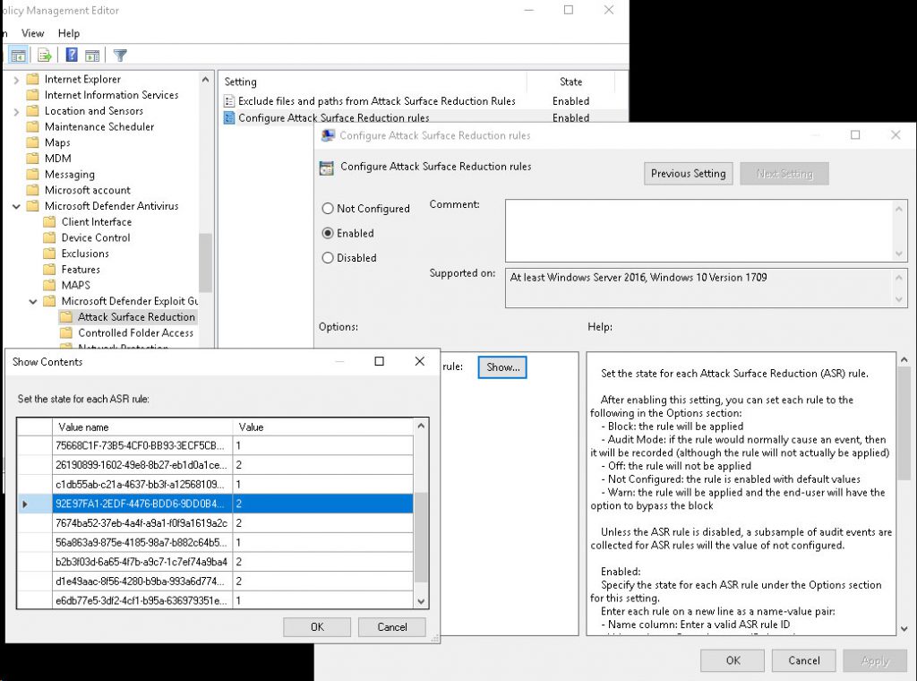 The First Workaround - Defender step 02