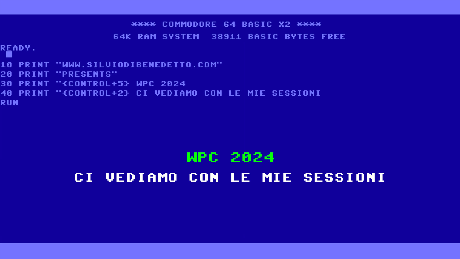 Vi aspetto a WPC2024 con le mie sessioni