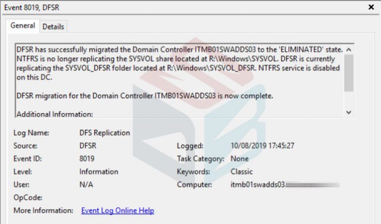 migrate frs to dfsr single domain controller