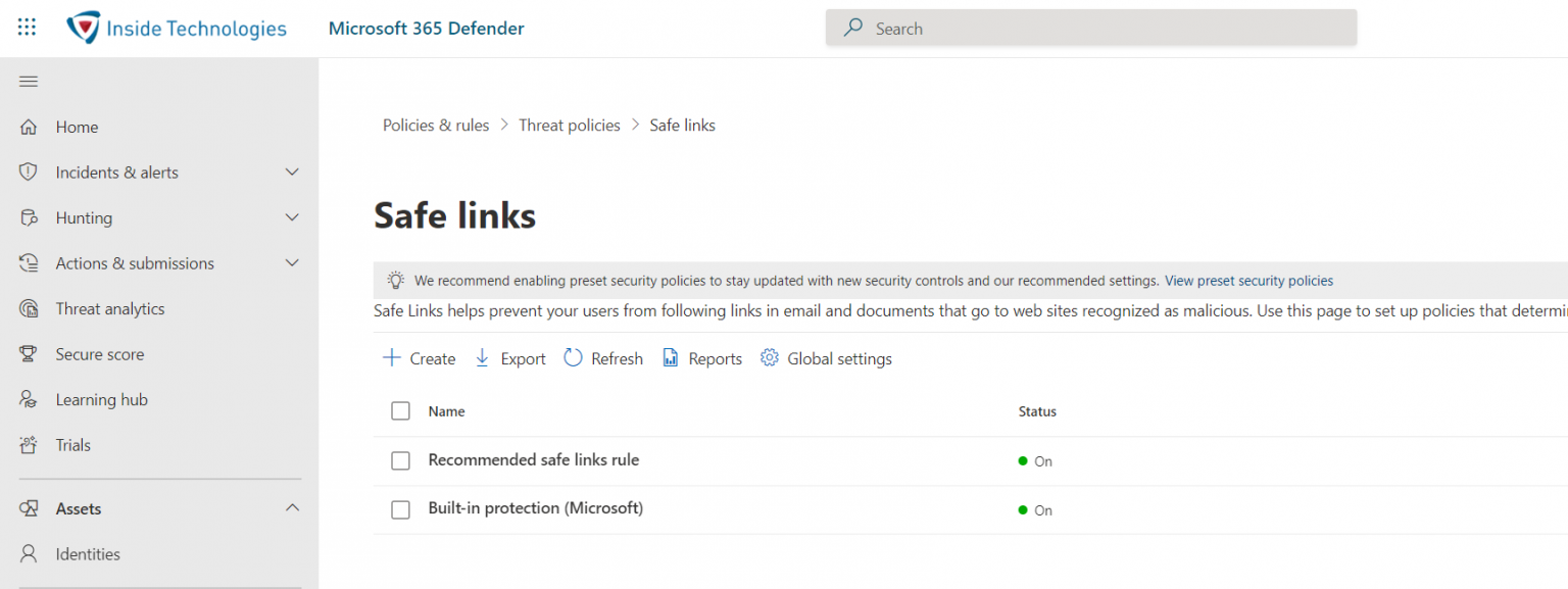 Silvio Di Benedetto Microsoft Defender for Office 365 manage Safe