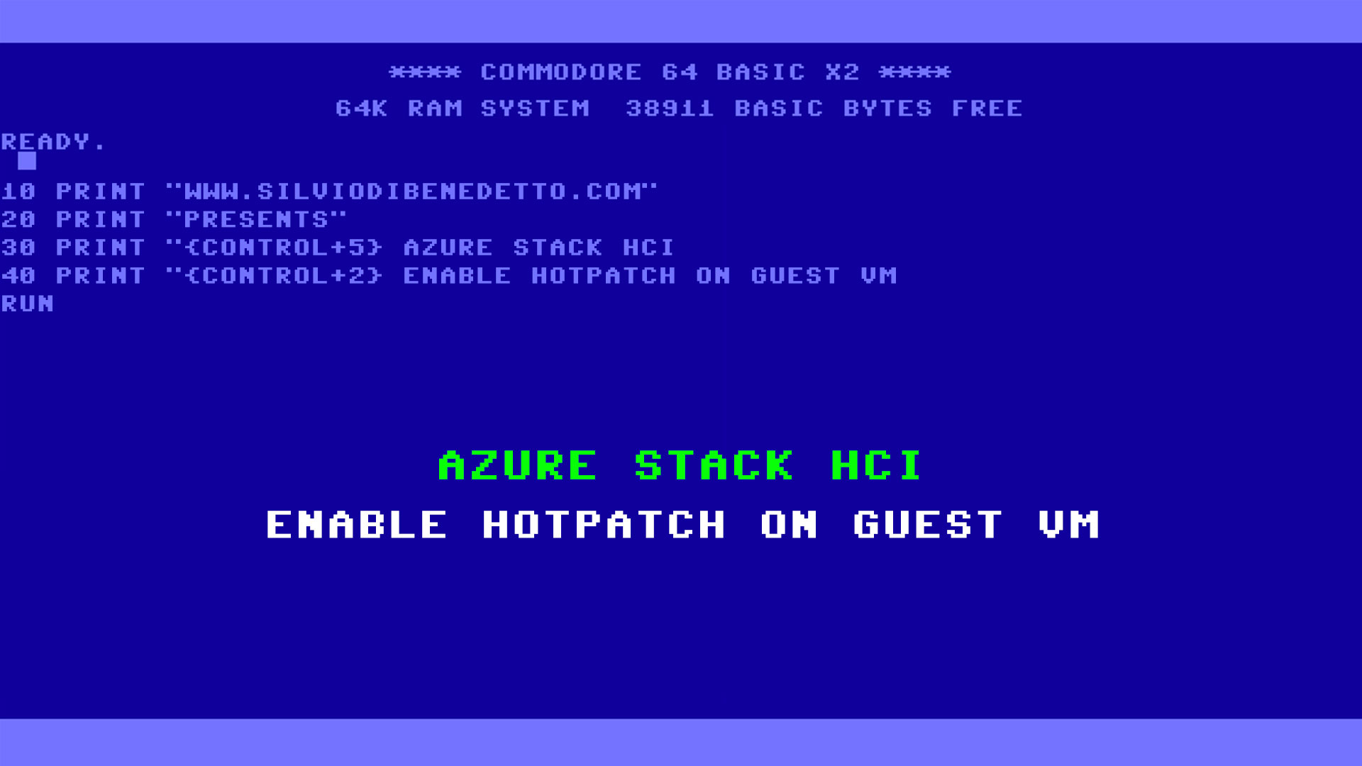 Azure Stack HCI Hotpatch