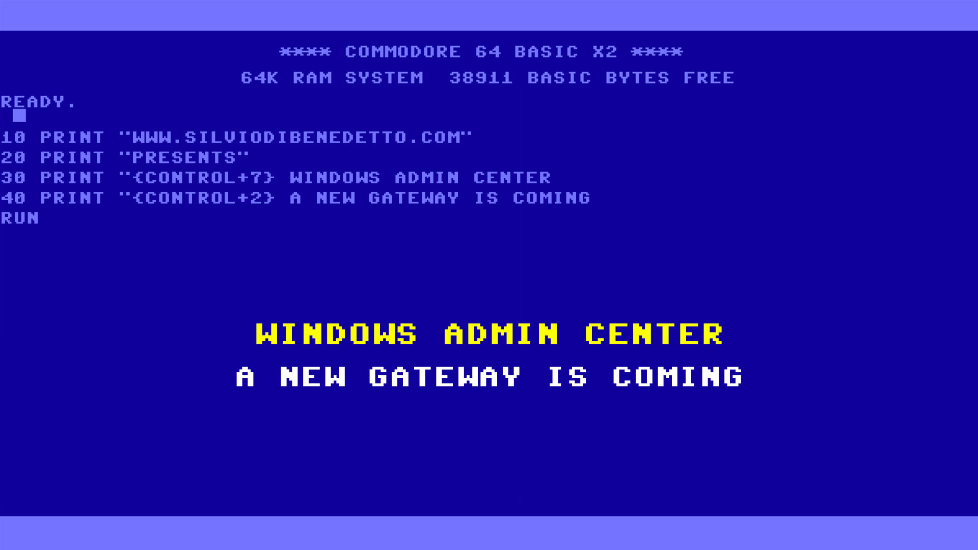 Windows Admin Center modernized gateway